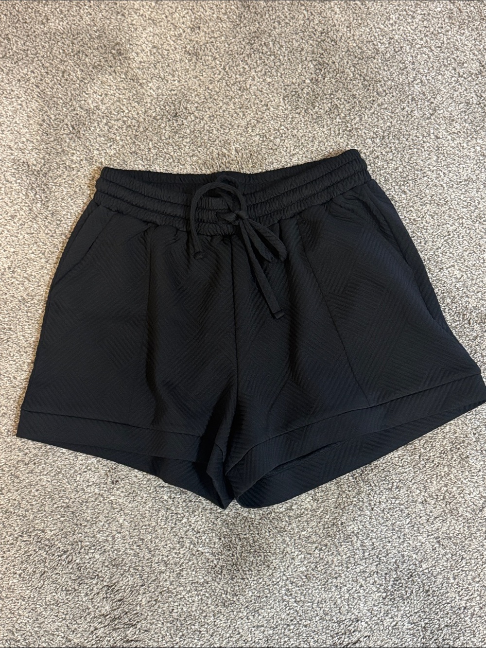 Zenana Outfitters Black Athletic Pull-On Shorts